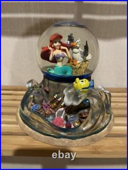 Disney Snow Globe LITTLE MERMAID Ariel Musical Part Of Your World Lights Up