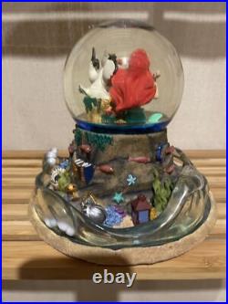 Disney Snow Globe LITTLE MERMAID Ariel Musical Part Of Your World Lights Up