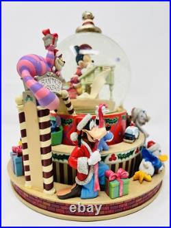 Disney Snow Globe Mickey And Friends Christmas Globe Goofy Stitch Snow