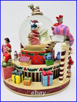 Disney Snow Globe Mickey And Friends Christmas Globe Goofy Stitch Snow