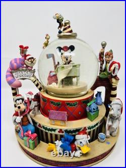 Disney Snow Globe Mickey And Friends Christmas Globe Goofy Stitch Snow
