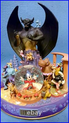 Disney Snow Globe Music Box 70th Anniversary Fantasia Super Rare Japan