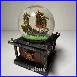 Disney Snow Globe Pirates of the Caribbean At World's End WithKey Lights Up Music Disney Snow Globe Pirates of the Caribbean At World's End WithKey Lights Up Music