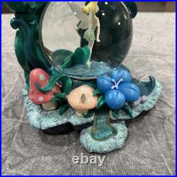 Disney Snow Globe Tinkerbell Music Box Vintage Rare