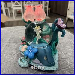 Disney Snow Globe Tinkerbell Music Box Vintage Rare