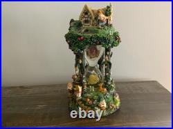 Disney Snow White & The Seven Dwarfs Hourglass Snow Globe with Lights & Sound