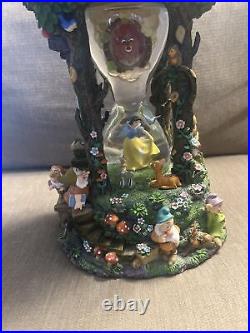Disney Snow White & The Seven Dwarfs Hourglass Snow Globe with Lights & Sound Disney Snow White & The Seven Dwarfs Hourglass Snow Globe with Lights & Sound