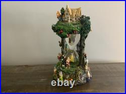 Disney Snow White & The Seven Dwarfs Hourglass Snow Globe with Lights & Sound