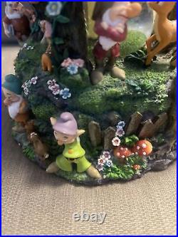 Disney Snow White & The Seven Dwarfs Hourglass Snow Globe with Lights & Sound Disney Snow White & The Seven Dwarfs Hourglass Snow Globe with Lights & Sound