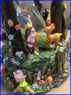 Disney Snow White & The Seven Dwarfs Hourglass Snow Globe with Lights & Sound Disney Snow White & The Seven Dwarfs Hourglass Snow Globe with Lights & Sound