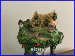 Disney Snow White & The Seven Dwarfs Hourglass Snow Globe with Lights & Sound