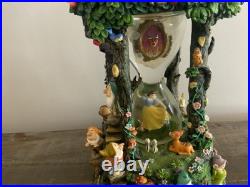 Disney Snow White & The Seven Dwarfs Hourglass Snow Globe with Lights & Sound