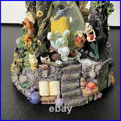 Disney Snow White & The Seven Dwarfs Hourglass Snow Globe with Lights & Sound