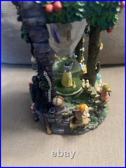 Disney Snow White & The Seven Dwarfs Hourglass Snow Globe with Lights & Sound Disney Snow White & The Seven Dwarfs Hourglass Snow Globe with Lights & Sound