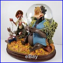 Disney Song of the South Snow Globe LE Music Box Brer Bear Rabbit Figurine VIDEO
