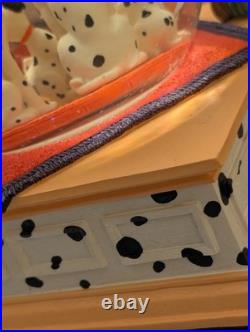 Disney Store 101 Dalmatians Snow Globe Music Box Cruella de Vil Tune New with Box