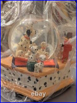 Disney Store 101 Dalmatians Snow Globe Music Box Cruella de Vil Tune New with Box