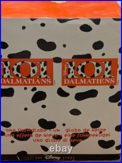 Disney Store 101 Dalmatians Snow Globe Music Box Cruella de Vil Tune New with Box