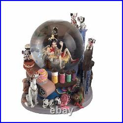 Disney Store 102 Dalmatians Cruella De Vil Musical Snow Globe Bakery With Box