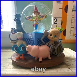 Disney Store 1996 Buzz And Woody Snow Globe Super Rare Excellent Condition