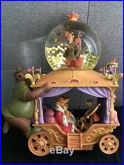Disney Store 35th Anniversary Robin Hood Musical Snow Globe with box RARE