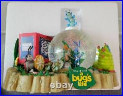 Disney Store A Bugs Life Musical Snowglobe 10th Anniversary Pixar Globe Rare New