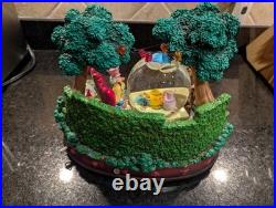 Disney Store Alice In Wonderland Musical Snow Globe Mad Hatter Cheshire Cat