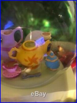 Disney Store Alice in Wonderland Snow Globe Mad Hatter's Tea Party Original Box