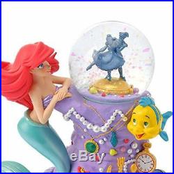 Disney Store Ariel Snowglobe The Little Mermaid 30th Japan Tdl Tds F/s