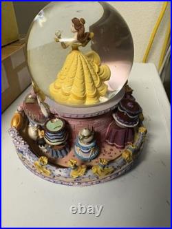 Disney Store Beauty And The Beast Be Our Guest Musical Snow Globe