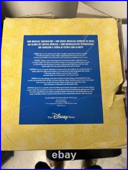 Disney Store Beauty And The Beast Be Our Guest Musical Snow Globe
