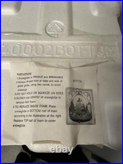 Disney Store Beauty And The Beast Be Our Guest Musical Snow Globe