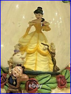 Disney Store Beauty And The Beast Belle Hanging Snow Globe In Original Box