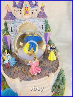 Disney Store Beauty And The Beast Musical Snowglobe RARE WithOriginal Box Disney Store Beauty And The Beast Musical Snowglobe RARE WithOriginal Box
