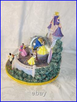 Disney Store Beauty And The Beast Musical Snowglobe RARE WithOriginal Box Disney Store Beauty And The Beast Musical Snowglobe RARE WithOriginal Box
