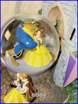 Disney Store Beauty And The Beast Musical Snowglobe RARE WithOriginal Box Disney Store Beauty And The Beast Musical Snowglobe RARE WithOriginal Box