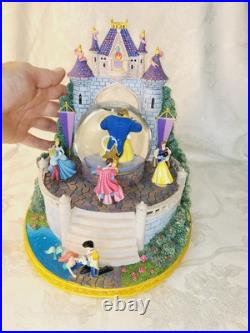 Disney Store Beauty And The Beast Musical Snowglobe RARE WithOriginal Box Disney Store Beauty And The Beast Musical Snowglobe RARE WithOriginal Box