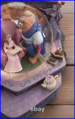 Disney Store Belle Reads a Tale as Old as Time Musical Snow Globe Disney Store Belle Reads a Tale as Old as Time Musical Snow Globe