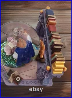 Disney Store Belle Reads a Tale as Old as Time Musical Snow Globe Disney Store Belle Reads a Tale as Old as Time Musical Snow Globe