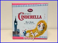 Disney Store Cinderella & Fairy Godmother Moving Musical Snow Globe