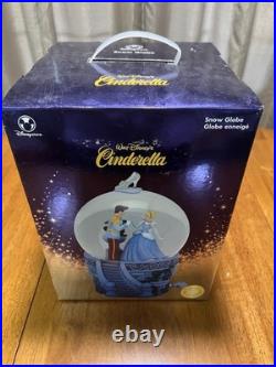 Disney Store Cinderella & Prince Charming Musical Snow Globe So This Is Love