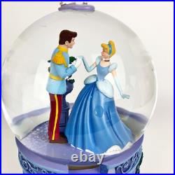 Disney Store Cinderella & Prince Charming Snow Globe So This is Love Musical