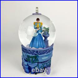 Disney Store Cinderella & Prince Charming Snow Globe So This is Love Musical