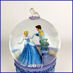 Disney Store Cinderella & Prince Charming Snow Globe So This is Love Musical