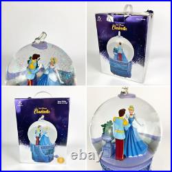 Disney Store Cinderella & Prince Charming Snow Globe So This is Love Musical