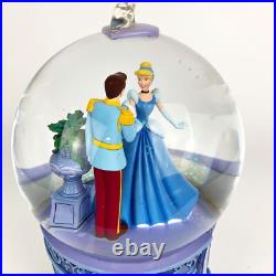 Disney Store Cinderella & Prince Charming Snow Globe So This is Love Musical