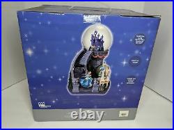 Disney Store Cinderella Staircase Snow globe YELLOW water NEW Open BOX