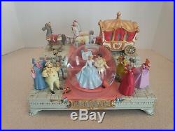 Disney Store Exclusive 60th Anniversary Cinderella Wedding Music Snowglobe AS IS