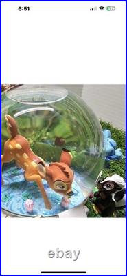 Disney Store Exclusive Bambi Snow Globe Waltz Of The Flowers