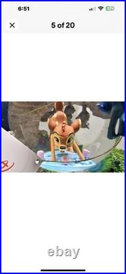 Disney Store Exclusive Bambi Snow Globe Waltz Of The Flowers